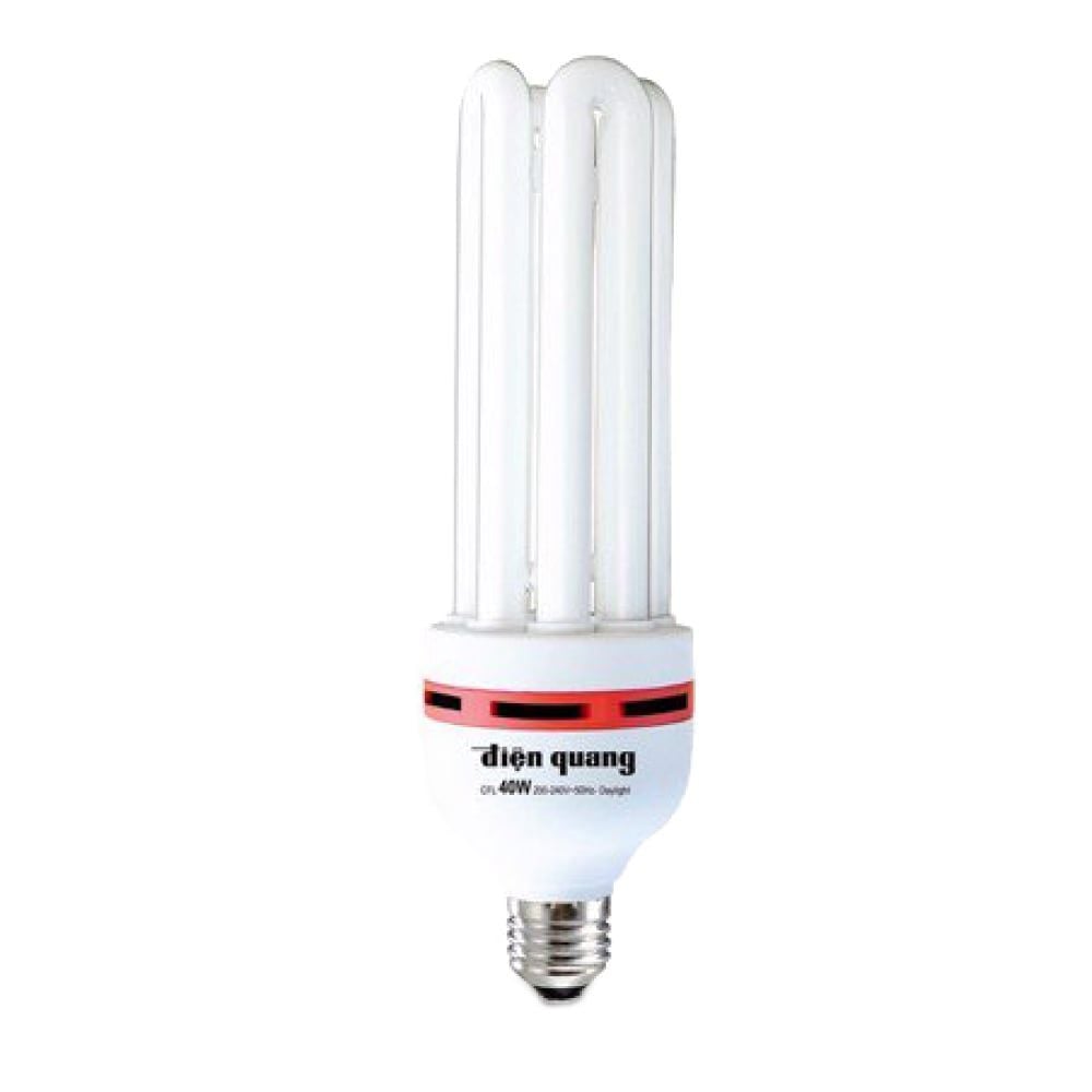 Đèn Compact Điện Quang ĐQ-CFL-4U-F14-40W-DL-E27