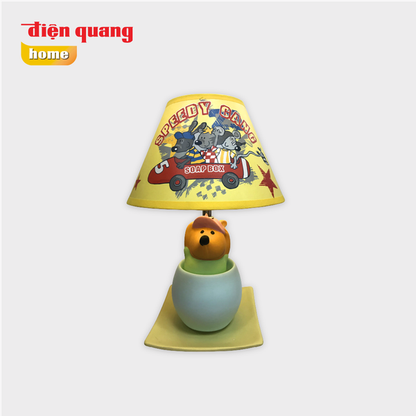 Đèn Gốm Sứ trang trí Điện Quang ĐQ DL18 WW ( Thân hình gấu vàng, bóng Led 5W, Ánh sáng vàng )