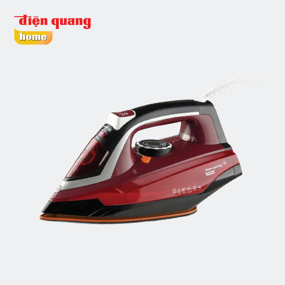 Bàn ủi hơi nước Điện Quang ĐQ SI01 2248 RBL (Màu Đỏ - Đen, 2200W, 480ml)