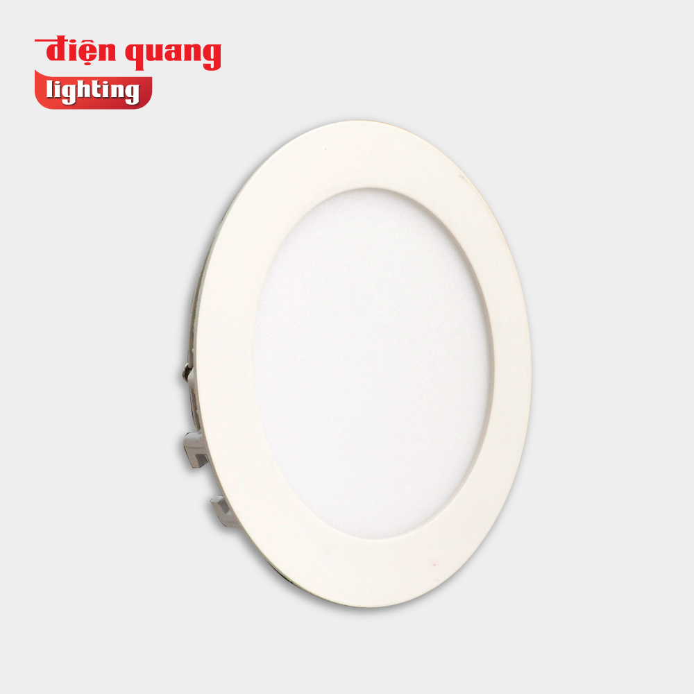 Bộ đèn LED Panel tròn đổi màu Điện Quang ĐQ LEDPN04 viền trắng