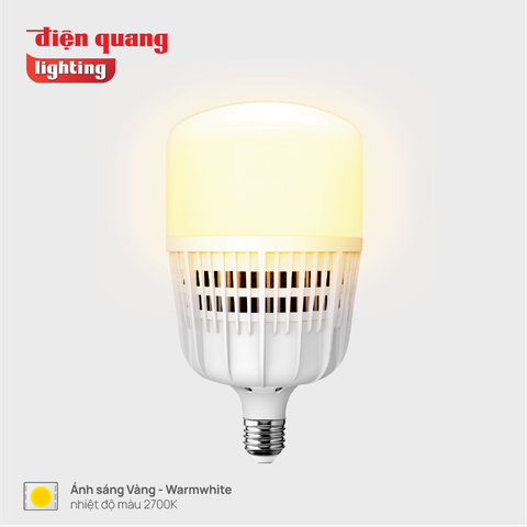Đèn LED Bulb công suất lớn Điện Quang ĐQ LEDBU09 (Ánh sáng vàng)