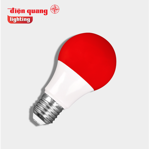 Đèn LED bulb BU11 Điện Quang ĐQ LEDBU11A60 05R ( 5W, RED )