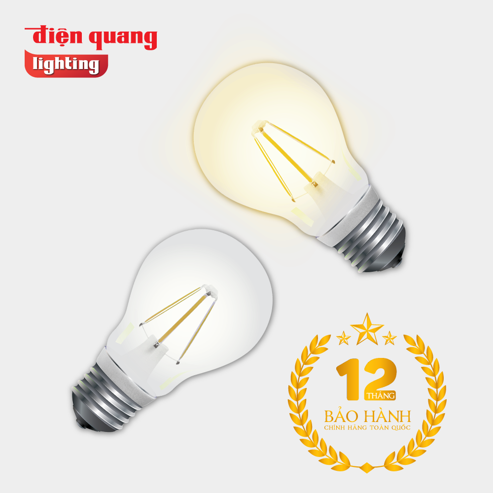 Đèn LED bulb FL Điện Quang ĐQ LEDBUFL01 4W, chụp mờ