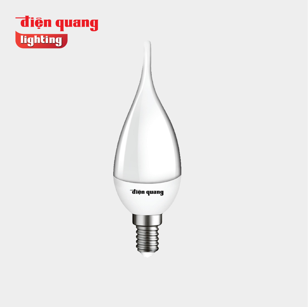 Đèn LED Nến Điện Quang ĐQ LEDCD04 02765 ( 2W daylight chụp mờ )