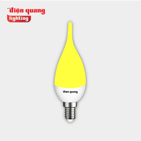 Đèn LED Nến Điện Quang ĐQ LEDCD04 02727 ( 2W Ánh sáng vàng chụp mờ )