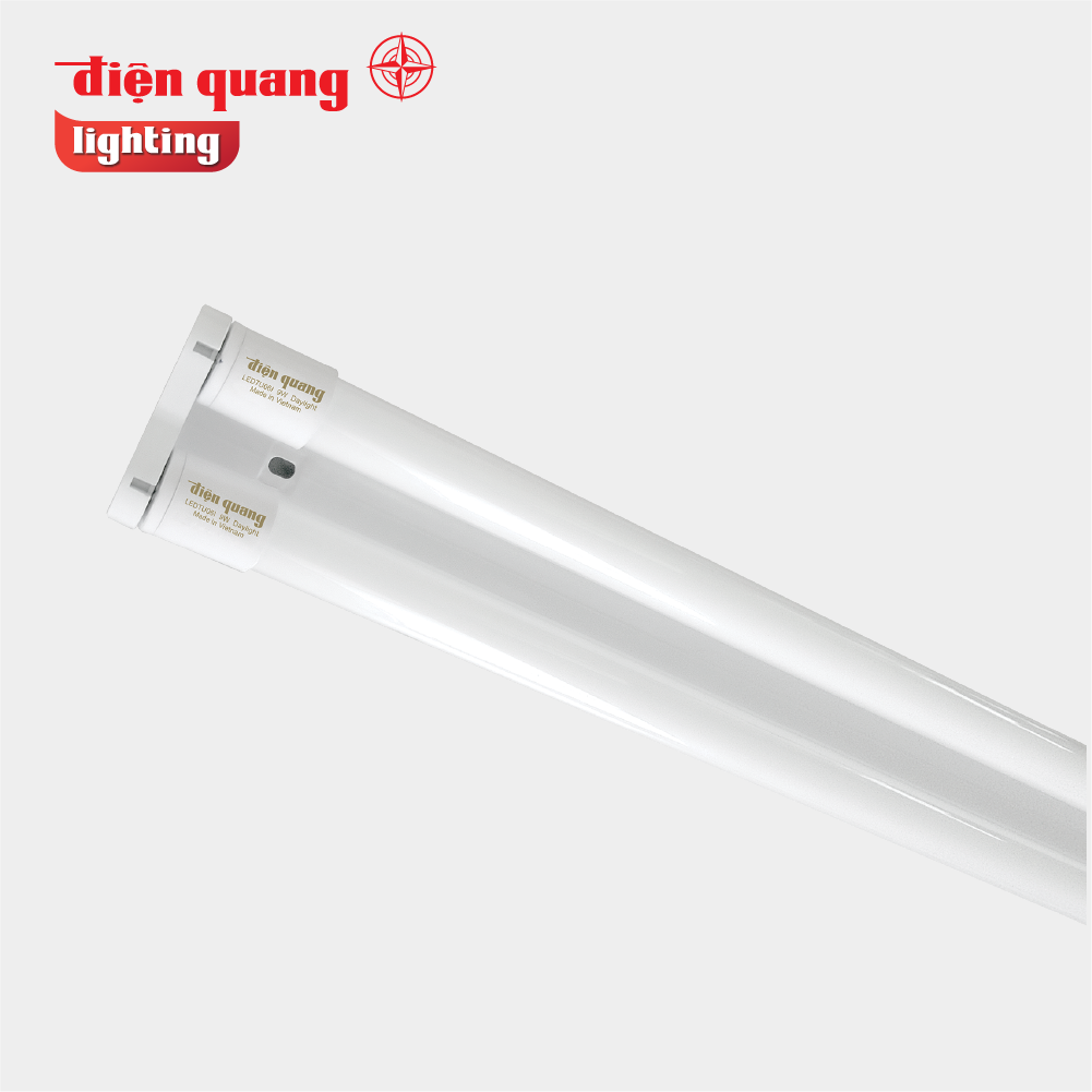 Bộ Đèn Led Tube Đôi Điện Quang 36W 1.2m (2x18W, Ánh sáng trắng, mini nắp rời)