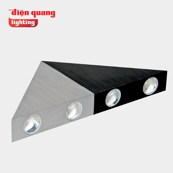 Bộ đèn led hắt tường Điện Quang ĐQ LEDWL10 04727 ( 4W, Ánh sáng vàng )