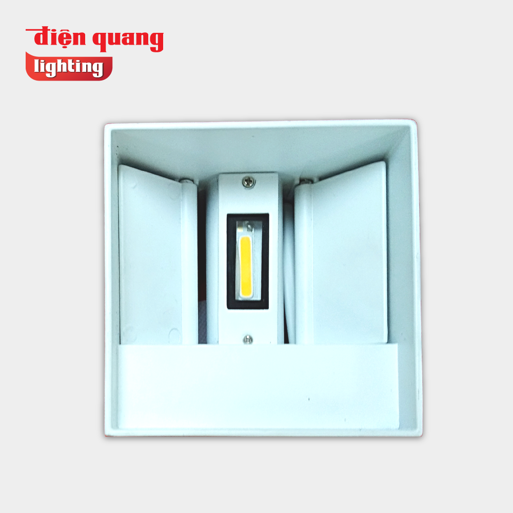 Bộ đèn led hắt tường Điện Quang ĐQ LEDWL13 06730 ( 6W, Ánh sáng vàng )