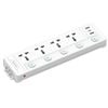 Ổ cắm điện đa năng ĐQ EQS 4SW 3U (4 lỗ 3 chấu, 2A 1C, màu trắng)