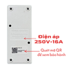 Ổ cắm Điện Quang ĐQ 004A-02 ( 3 lỗ không dây )