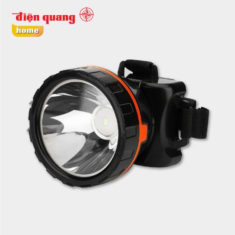 Đèn Pin Đội Đầu Điện Quang ĐQ PFL13 R BLO ( Pin Sạc, Đen - Cam, 1W )