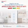 Công Tắc Cảm Ứng Apollo ĐQ SW1.1 R 03 01 WiFi ( Kiểu màu trắng, 3 nút, chữ nhật, 3 kênh điều khiển ON/OFF, WiFi )