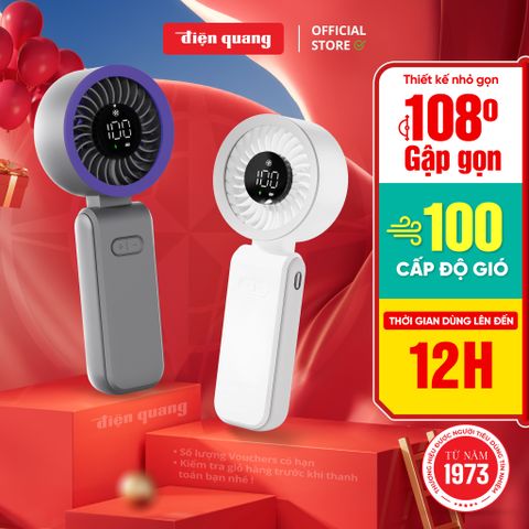 Quạt mini cầm tay tích điện Điện Quang