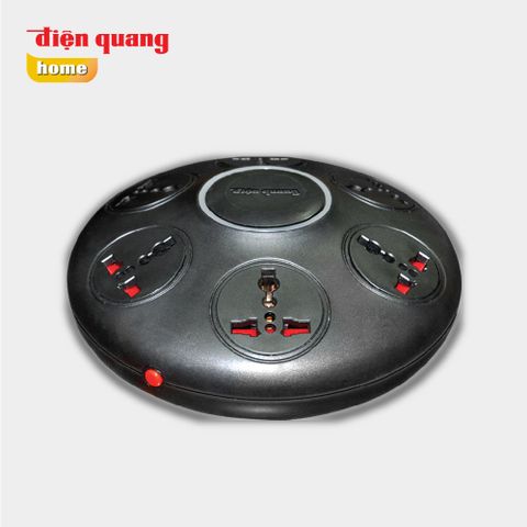 Ổ cắm Điện Quang ĐQ ESK.106 ( Kiểu UFO 6 lỗ 3 chấu )