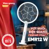 Vợt Muỗi Tự Bắt Muỗi ĐQ EMR12 W (Gấp Gọn 3 Trong 1, Pin Lithium, Màu Trắng)