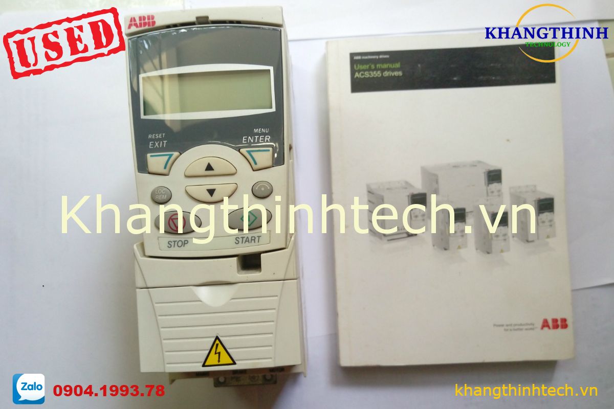 BIẾN TẦN ABB 0.75KW ACS355-03E-02A4-4