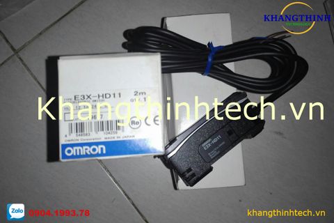  E3X-HD11 và E32CC200 | Bộ cảm biến vạch màu đen Omron 