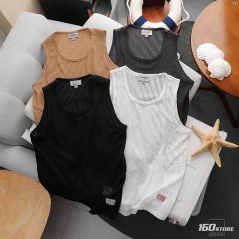 Áo Tank-Top Nam ICONDENIM Dệt Lưới Sundaze Rush