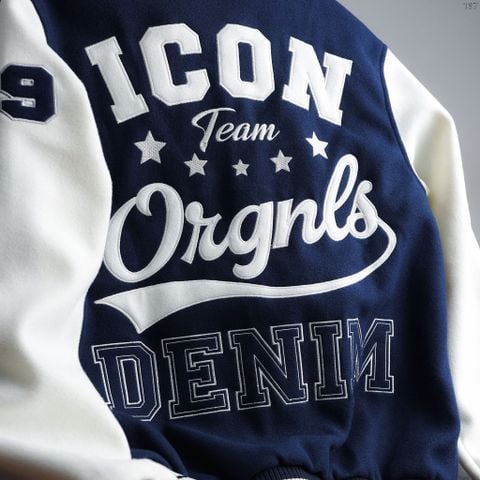 Áo Khoác Nỉ Nam Varsity ICONDENIM Team Orgnls