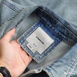 Áo Khoác Nam Jacket Denim Light Blue Form Loose