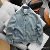 Áo Khoác Nam Jacket Denim Light Blue Form Loose