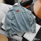 Áo Khoác Nam Jacket Denim Light Blue Form Loose