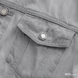 Áo Khoác Jeans Nam ICON105 Lightweight Light Grey Form Loose