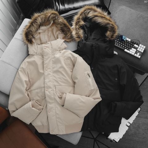 Áo Khoác Phao ICONDENIM - Faux Fur Hooded