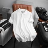 Áo Polo Len Nam ICONDENIM Minimalist DarkStriped Knit