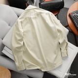 Áo Khoác Jacket Nam ICONDENIM Kaki Big Pocket Form Relax