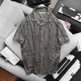 Áo Sơ Mi Cuban Nam ICONDENIM Torn Washed