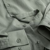 Áo Sơ Mi Tay Dài Nam ICONDENIM Linen Grandad
