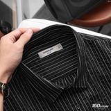 Áo Sơ Mi Nam Tay Ngắn Crinkle Stripe Form Boxy