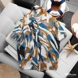 Áo Sơmi Nam Cuban Floral Linen Shirt For Summer Form Relaxed
