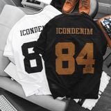 Áo Thun Lưới Nam ICONDENIM Oversize Cổ V Rugby Sport