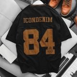 Áo Thun Lưới Nam ICONDENIM Oversize Cổ V Rugby Sport