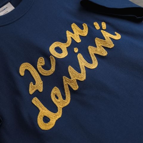 Áo Thun Nam ICONDENIM Hand-Draw Chain Stitch