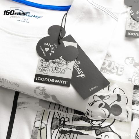 Áo Thun Nam ICONDENIM Mickey & Friends Memorable Form Regular