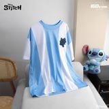 Áo Thun Nam Disney Stitch Ohana Vibes Form Oversize