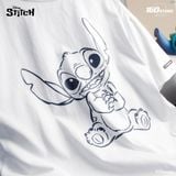 Áo Thun Nam Hoạ Tiết Disney Stitch Alien Play Form Boxy