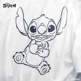 Áo Thun Nam Hoạ Tiết Disney Stitch Alien Play Form Boxy
