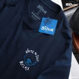 Áo Thun Nam Hoạ Tiết Disney Stitch Chill Vibes Form Boxy