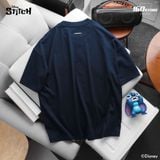 Áo Thun Nam Hoạ Tiết Disney Stitch Chill Vibes Form Boxy
