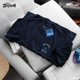 Áo Thun Nam Hoạ Tiết Disney Stitch Chill Vibes Form Boxy