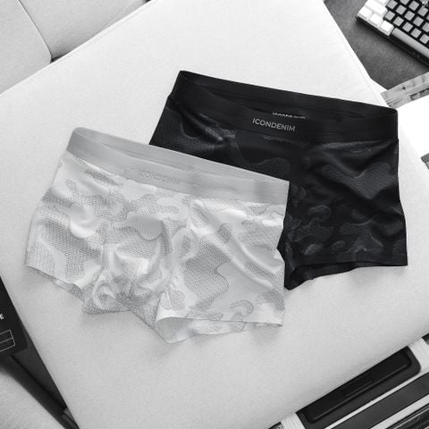 Quần Boxer Nam ICONDENIM Army Camo