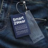 Quần Smart Jeans™ Nam ICONDENIM Printed Org-Blue Smart Fit