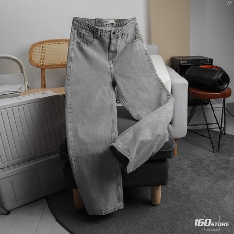 Quần Jean Nam Dirt Wash Form Baggy