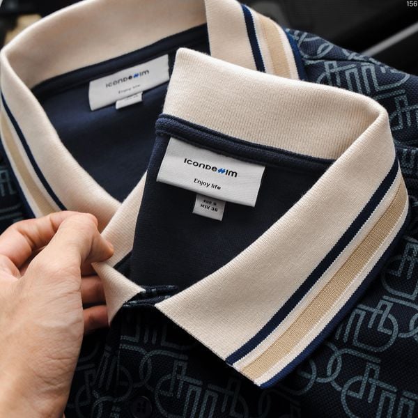 Áo Polo ICONDENIM Monogram Pattern ID