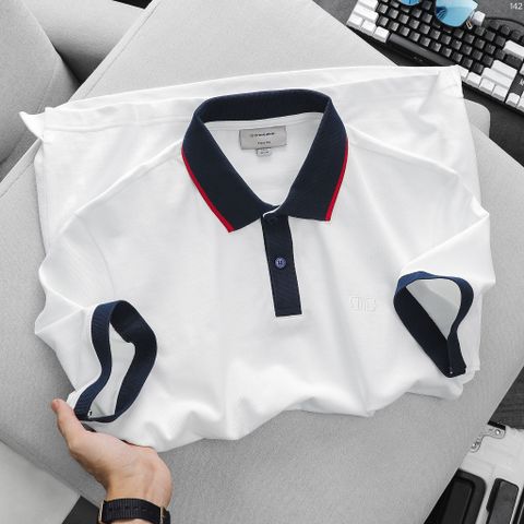 Áo Polo Nam ICONDENIM Stripe Collar With Logo