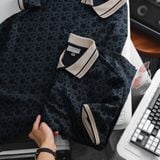 Áo Polo Nam ICONDENIM Monogram Pattern ID